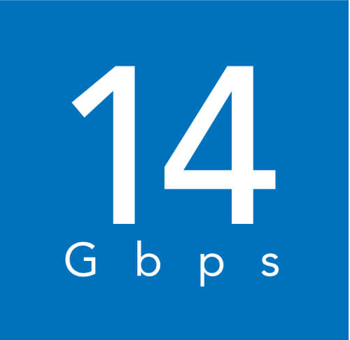 14 Gbps Logo