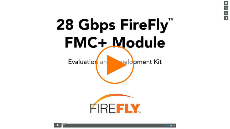 Samtec 28 Gbit/s FireFly™ FMC+ Modul