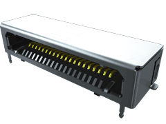 0.80 mm kostengünstiges Highspeed-Mikro-Koaxialkabel, PCB-Anschlussbuchse