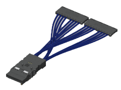 Flyover® QSFP-Kabelsystem mit doppelter Dichte