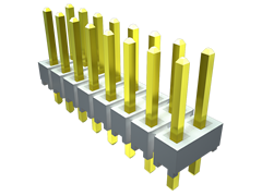 Hochtemperatur-Leiterplatten-Stiftleisten, 0.100" Raster