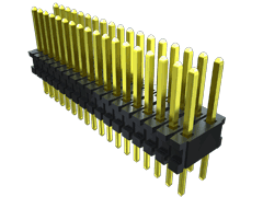0.050 " x 0.100 " Mikro-Stiftleiste mit variabler Pfostenhöhe