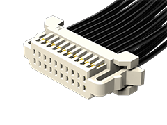 Micro Mate™ Zweireihige diskrete Kabelkonfektion, 1.00 mm Raster