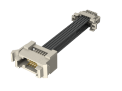 1.00 mm Micro Mate™ Terminal für zweireihige Einzelader-Kabelkonfektion, Paneelmontage