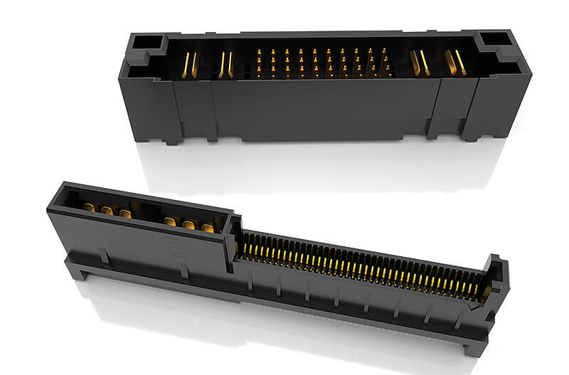 Samtecs Generate™ 0.80 mm Raster Leistungs-/Signal-Edgecard-Steckverbinder