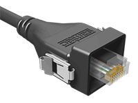 AccliMate™ IP68防水/防塵角型イーサネット ケーブル アッセンブリー、プラグ
