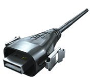 AccliMate™ IP68防水/防塵角型USBケーブル アッセンブリー