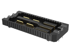 0.635 mm AcceleRate® mP 高密度、ハイスピード電源/シグナル端子